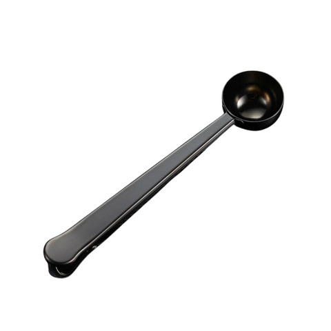 Cuchara Medidora Café con Clip 2 en 1 - Acero Inoxidable 304