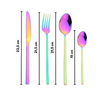 Utensilios de Cocina, Juego de Cubiertos Completo, Juego de Cubiertos, Cubiertos para Regalo, Cubiertos para a Mesa, Cubiertos Elegantes, Cubiertos de Calidad, Cubiertos de Acero Inoxidable, Cubierto 24 piezas, Kitchen&Co