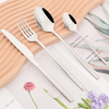Utensilios de Cocina, Juego de Cubiertos Completo, Juego de Cubiertos, Cubiertos para Regalo, Cubiertos para a Mesa, Cubiertos Elegantes, Cubiertos de Calidad, Cubiertos de Acero Inoxidable, Cubierto 24 piezas, Kitchen&Co