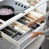 Organizadores para El Hogar, Organizador Multiusos, Organizador de Utensilios, Orgaizador de Cubiertos para Cajon, Organizador de Cubiertos, Organizador de Cocina, Organizador de Cajones de Cocina, Organizador de Cajones, Cocina Organizada, Kitchen&Co