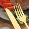 Utensilios de Cocina, Juego de Cubiertos Completo, Juego de Cubiertos, Cubiertos para Regalo, Cubiertos para a Mesa, Cubiertos Elegantes, Cubiertos de Calidad, Cubiertos de Acero Inoxidable, Cubierto 24 piezas, Kitchen&Co