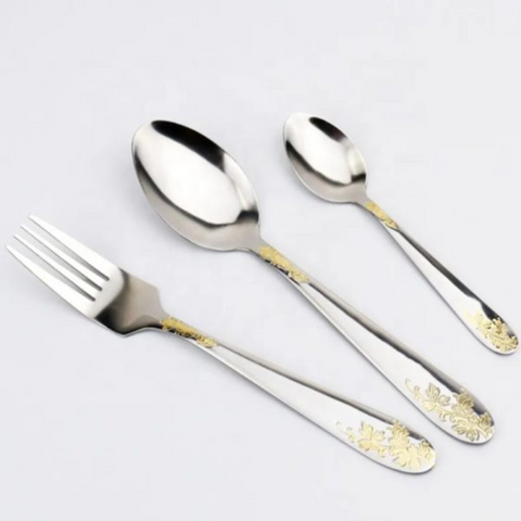 Utensilios de Cocina, Juego de Cubiertos Completo, Juego de Cubiertos Acer Inoxidable, Cubiertos Zepter, Cubiertos para Regalo, Cubiertos para mesa, Cubiertos Elegantes, Cubiertos de Calidad, Kitchen&Co