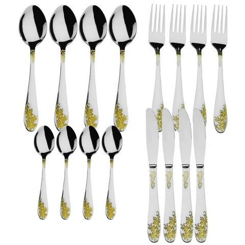 Utensilios de Cocina, Juego de Cubiertos Completo, Juego de Cubiertos Acer Inoxidable, Cubiertos Zepter, Cubiertos para Regalo, Cubiertos para mesa, Cubiertos Elegantes, Cubiertos de Calidad, Kitchen&Co