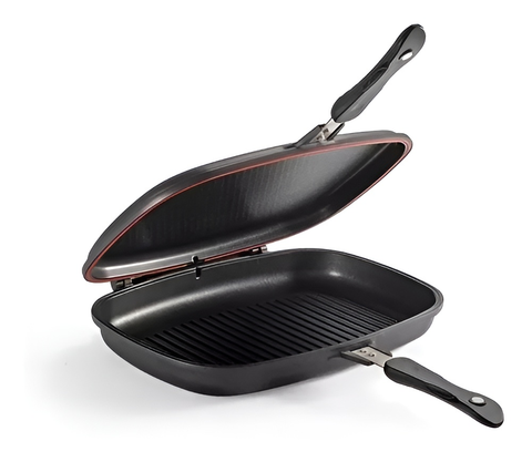 Sartén Doble Parrilla Antiadherente