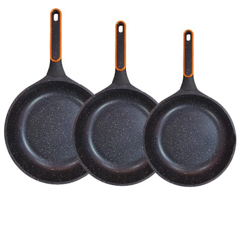 Juego Sartenes Mármol 3 Piezas