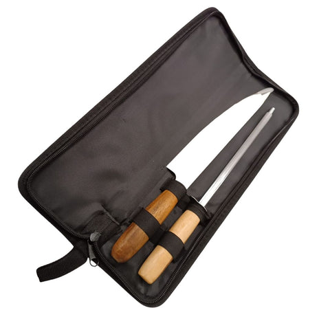 Set de Utensilios para Asado x2 con Estuche